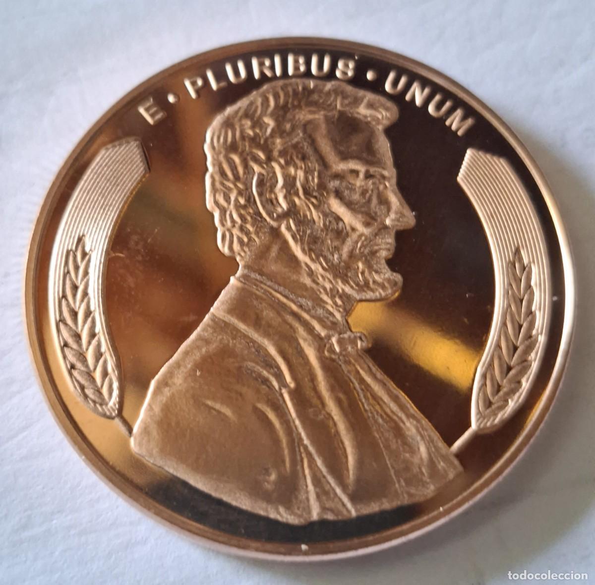 Monedas antiguas de Am&eacute;rica: 1 oz Lincoln Wheat Penny 999 Moneda redonda de cobre fino