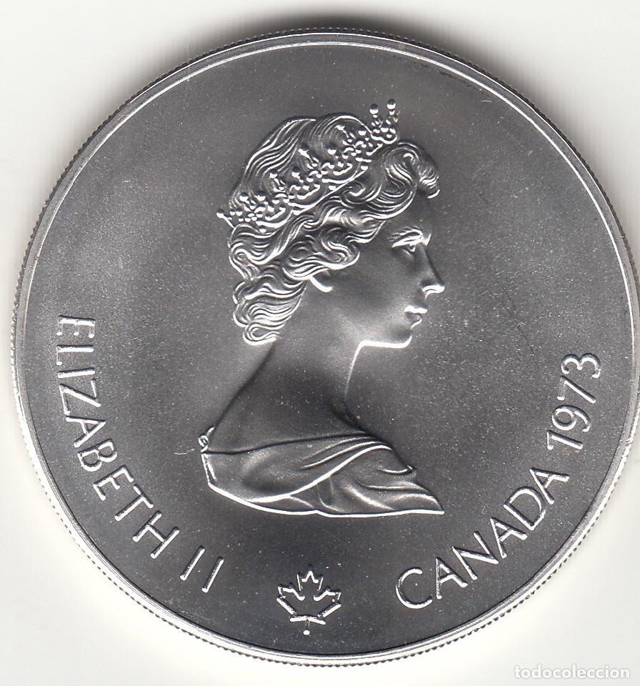 Monedas antiguas de Am&eacute;rica: CANADA: 5 DOLLARS 1976 MONTREAL / PLATA