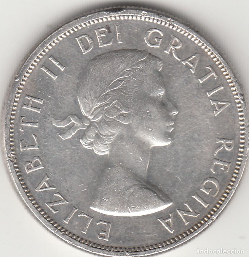 Monedas antiguas de Am&eacute;rica: CANADA: DOLLAR 1963 / PLATA