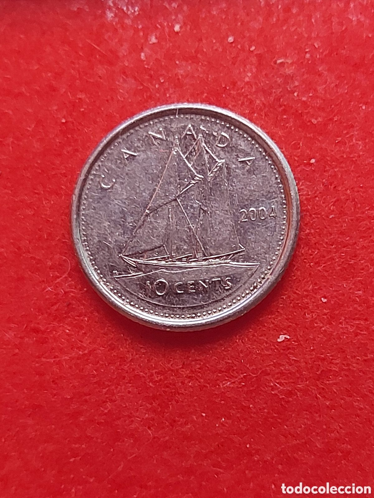 Monedas antiguas de Am&eacute;rica: 10 CENTAVOS CENTS 2004 CANADA