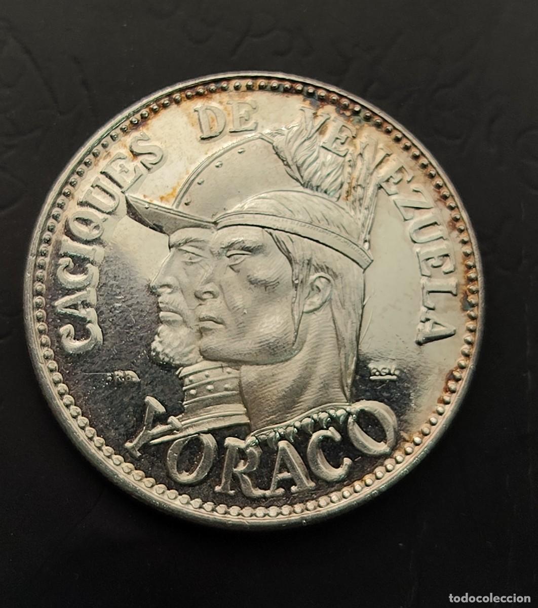 Monedas antiguas de Am&eacute;rica: VENEZUELA A&Ntilde;O 1959 CACIQUES DE VENEZUELA &rdquo; YORAGO &rdquo; PLATA (999)