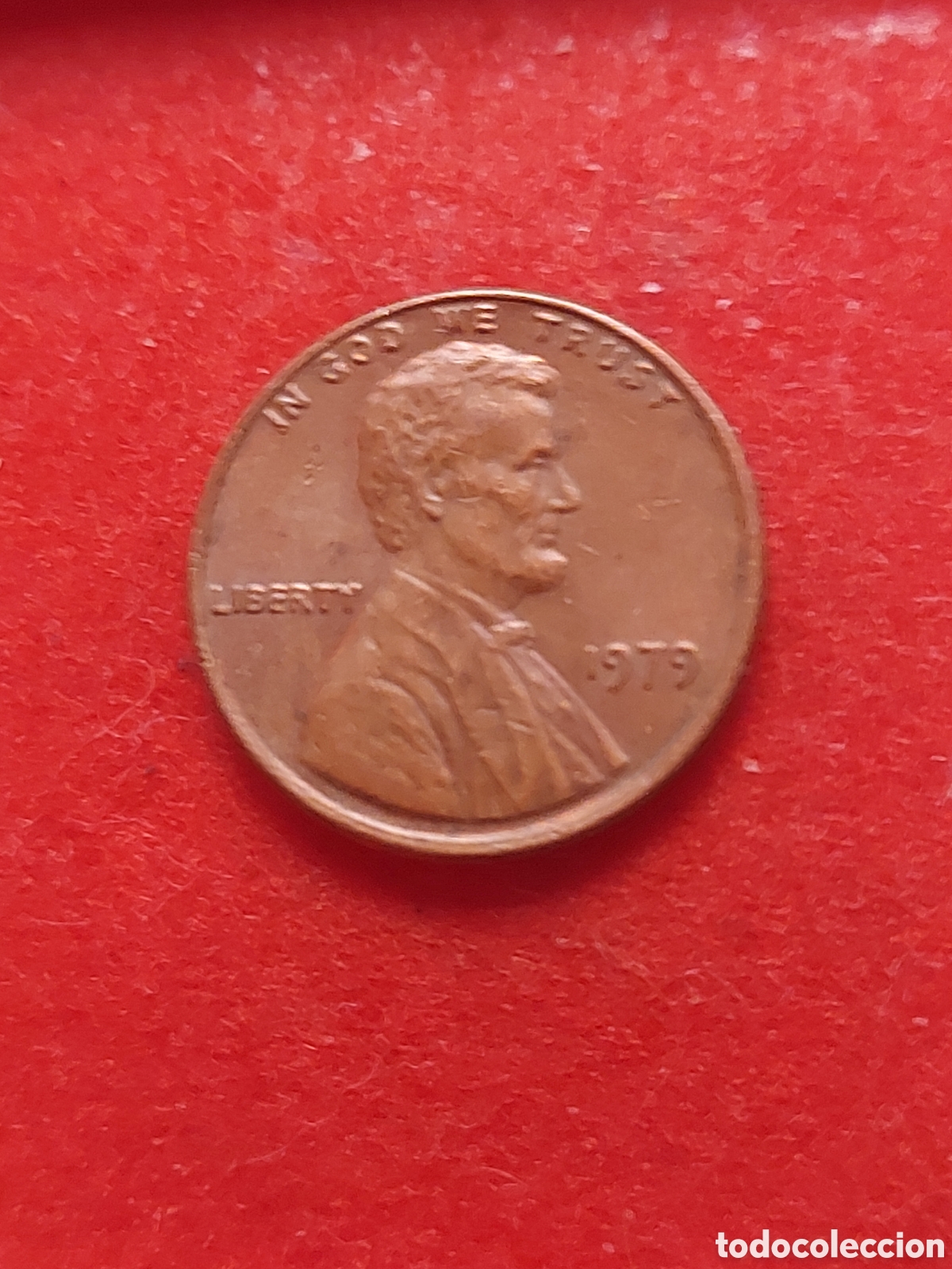 Monedas antiguas de Am&eacute;rica: MONEDA ESTADOS UNIDOS EEUU 1 CENTAVO ONE CENT 1979