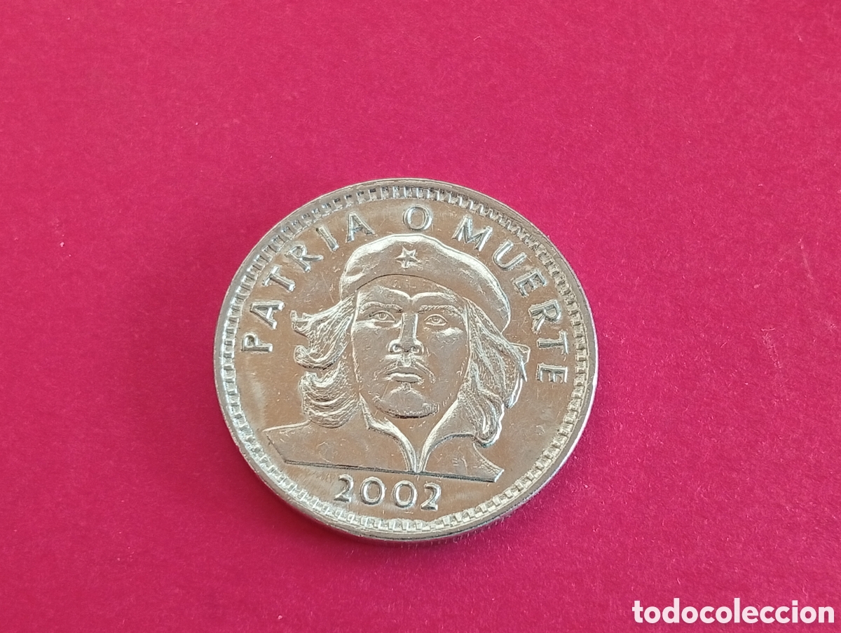 Monedas antiguas de Am&eacute;rica: 3 pesos de Cuba 2002