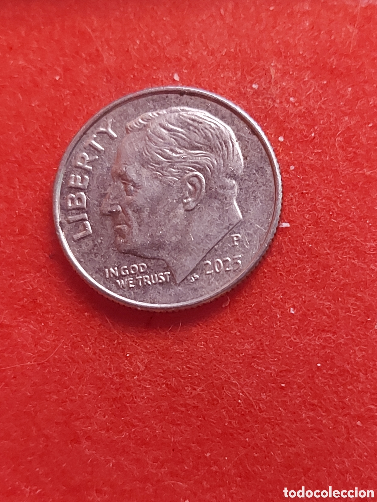 Old Coins of America: MONEDA DE ESTADOS UNIDOS EEUU USA 1 DIME(10 CENTAVOS ROOSEVELT DIME 2023 P