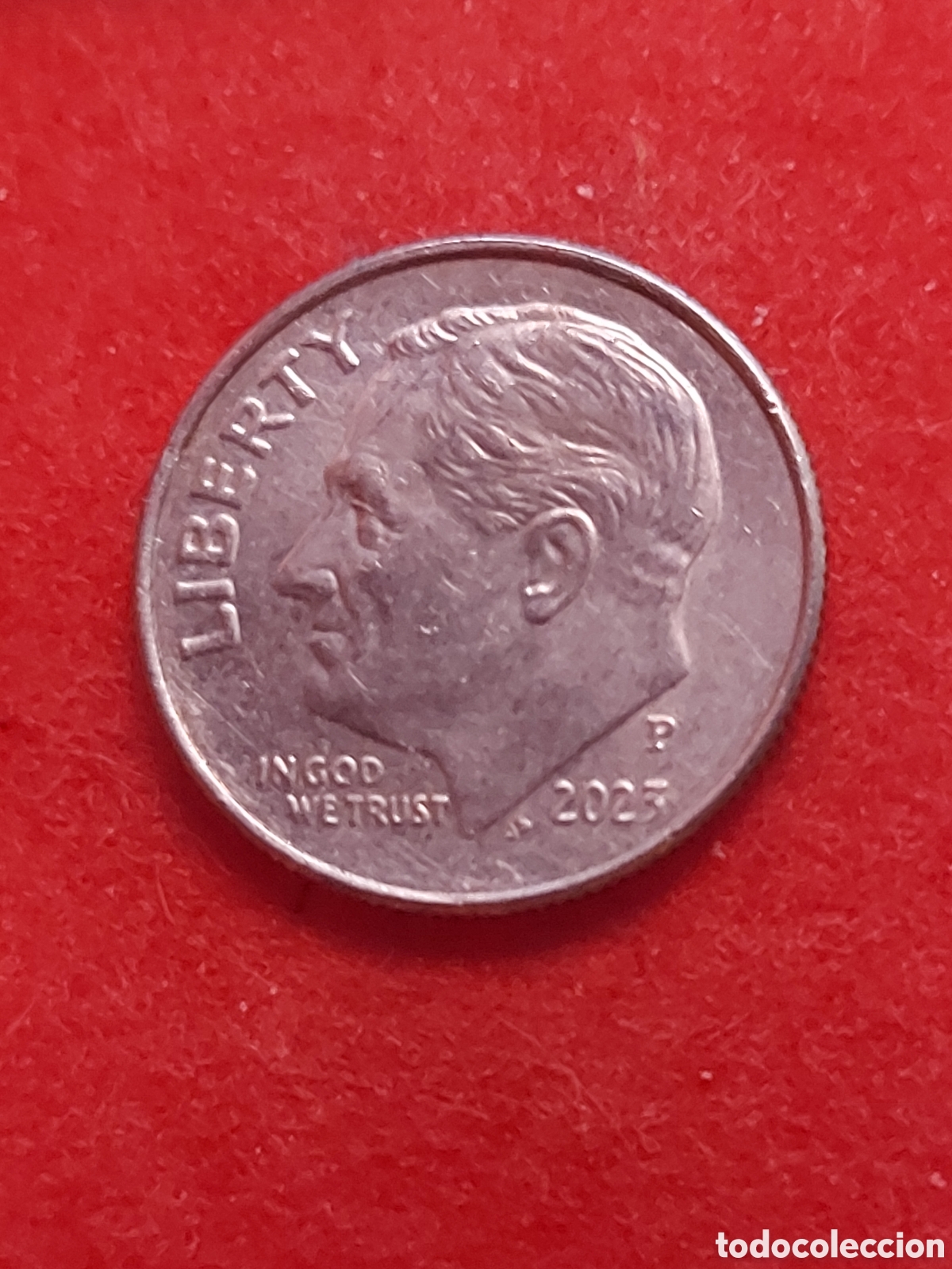 Old Coins of America: MONEDA DE ESTADOS UNIDOS EEUU USA 1 DIME(10 CENTAVOS ROOSEVELT DIME 2023 P