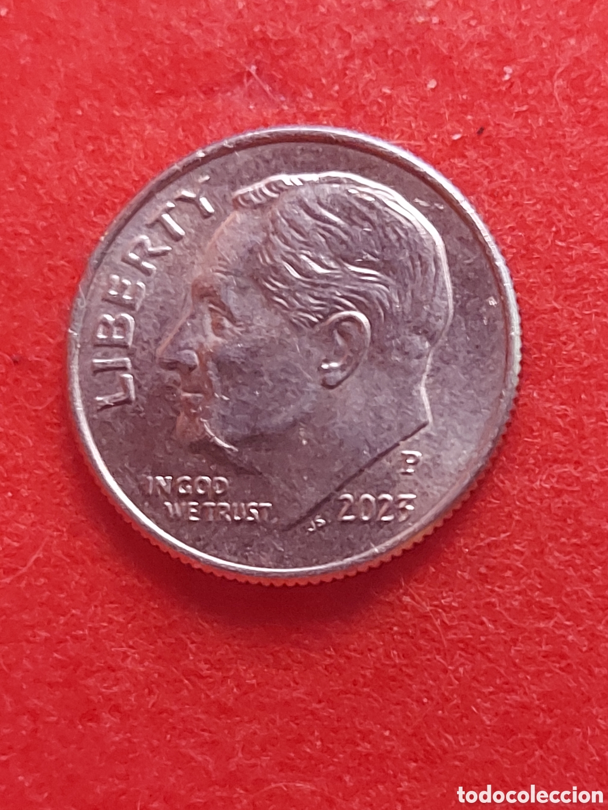 Old Coins of America: MONEDA DE ESTADOS UNIDOS EEUU USA 1 DIME(10 CENTAVOS ROOSEVELT DIME 2023 P