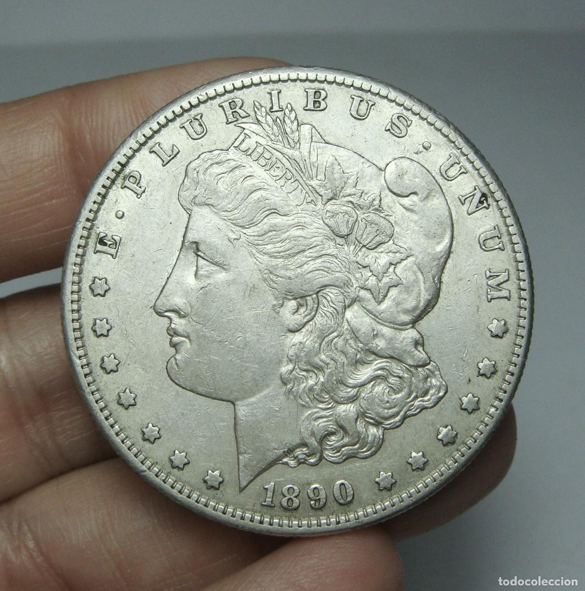 Monedas antiguas de Am&eacute;rica: 1 D&oacute;lar. PLATA. U.S.A - San Francisco - 1890