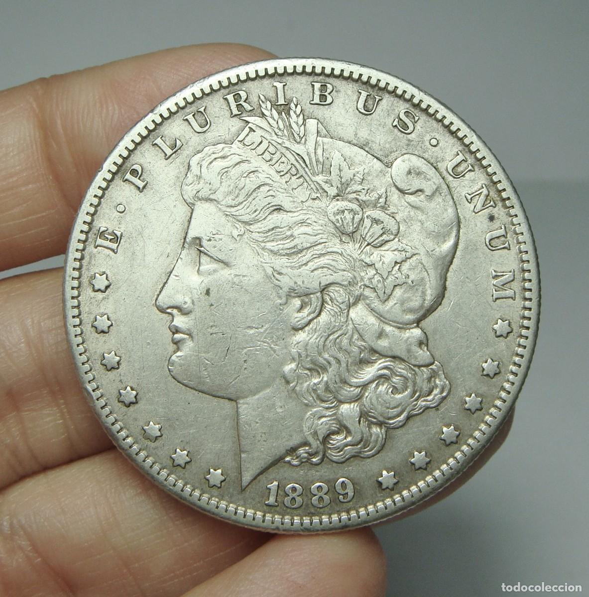 Monedas antiguas de Am&eacute;rica: 1 D&oacute;lar. PLATA. U.S.A - San Francisco - 1889