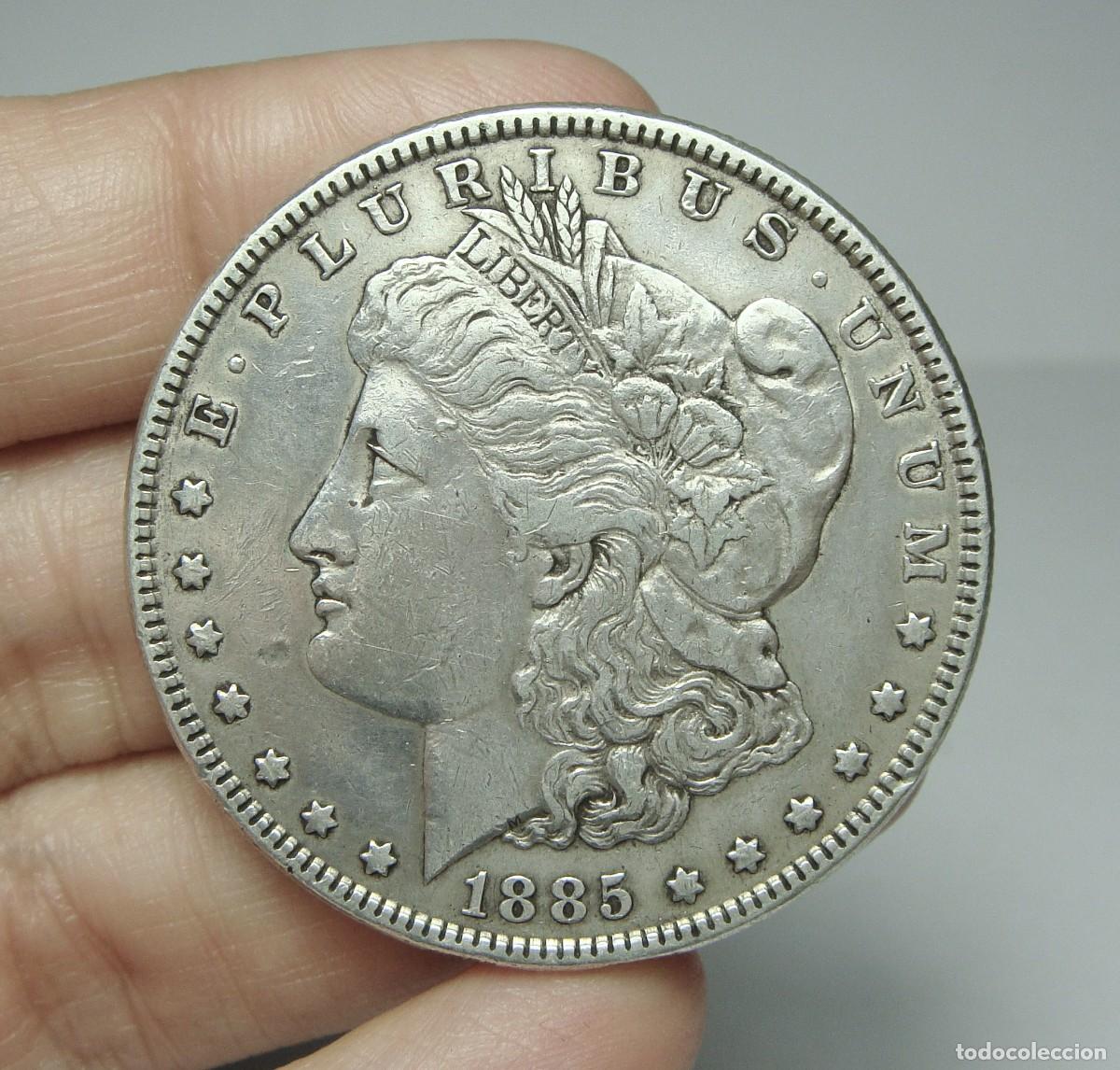 Monedas antiguas de Am&eacute;rica: 1 D&oacute;lar. PLATA. U.S.A - Philadelphia - 1885