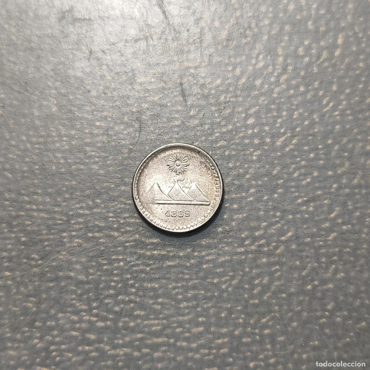 Monedas antiguas de Am&eacute;rica: GUATEMALA 1/4 REAL 1889 EBC