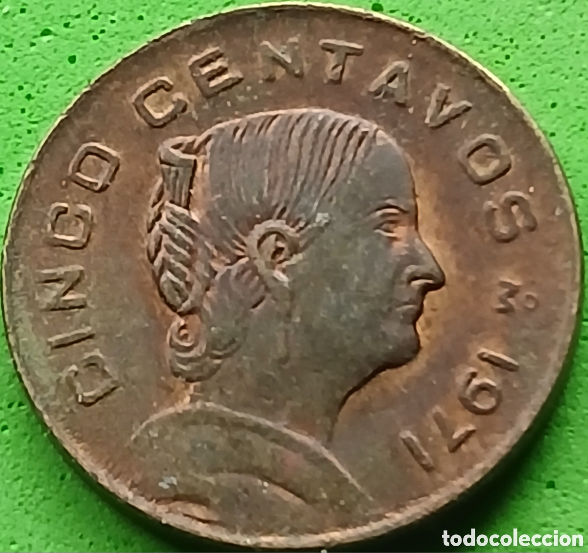 Monedas antiguas de Am&eacute;rica: M&eacute;xico 5 centavos 1971 km#427