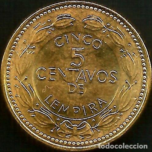 Monedas antiguas de Am&eacute;rica: HONDURAS 2014 - 5 CENTAVOS - KM 72.4a - CIRCULADA