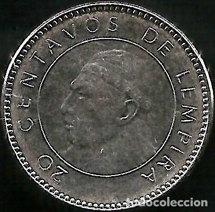 Monedas antiguas de Am&eacute;rica: HONDURAS 2019 - 20 CENTAVOS - KM 83a.2 - CIRCULADA