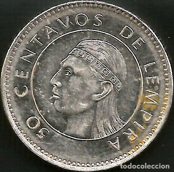 Monedas antiguas de Am&eacute;rica: HONDURAS 2005 - 50 CENTAVOS - KM 84a.2 - CIRCULADA