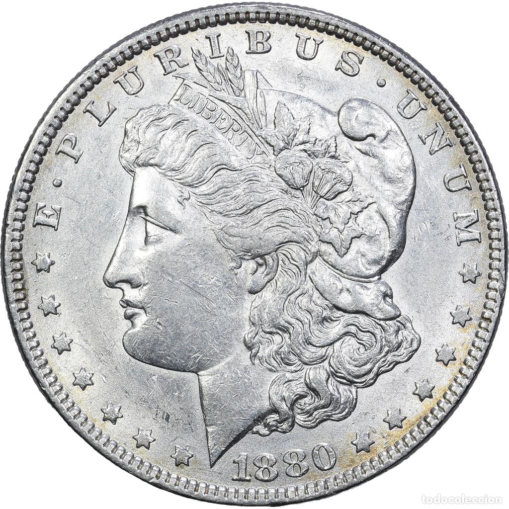 Monedas antiguas de Am&eacute;rica: [#1167591] Estados Unidos, Morgan dollar, 1880, Philadelphia, Plata, MBC+, KM:110