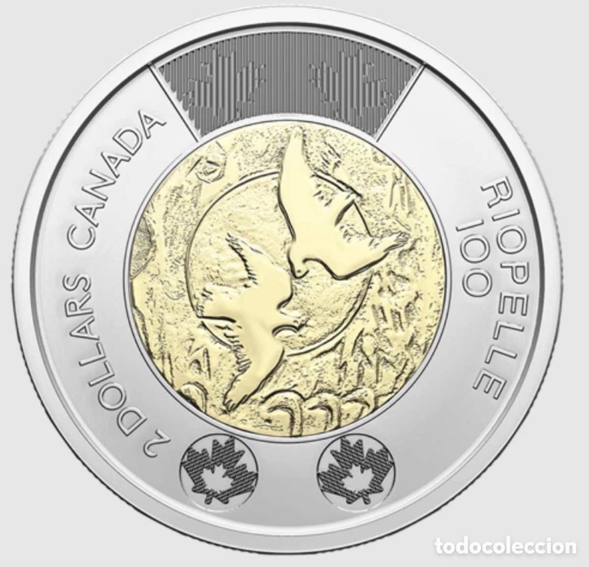 Monedas antiguas de Am&eacute;rica: Moneda CANAD&Aacute; 2 D&oacute;lares 2023 SC. Nacimiento Jean Paul Riopelle . Dollars