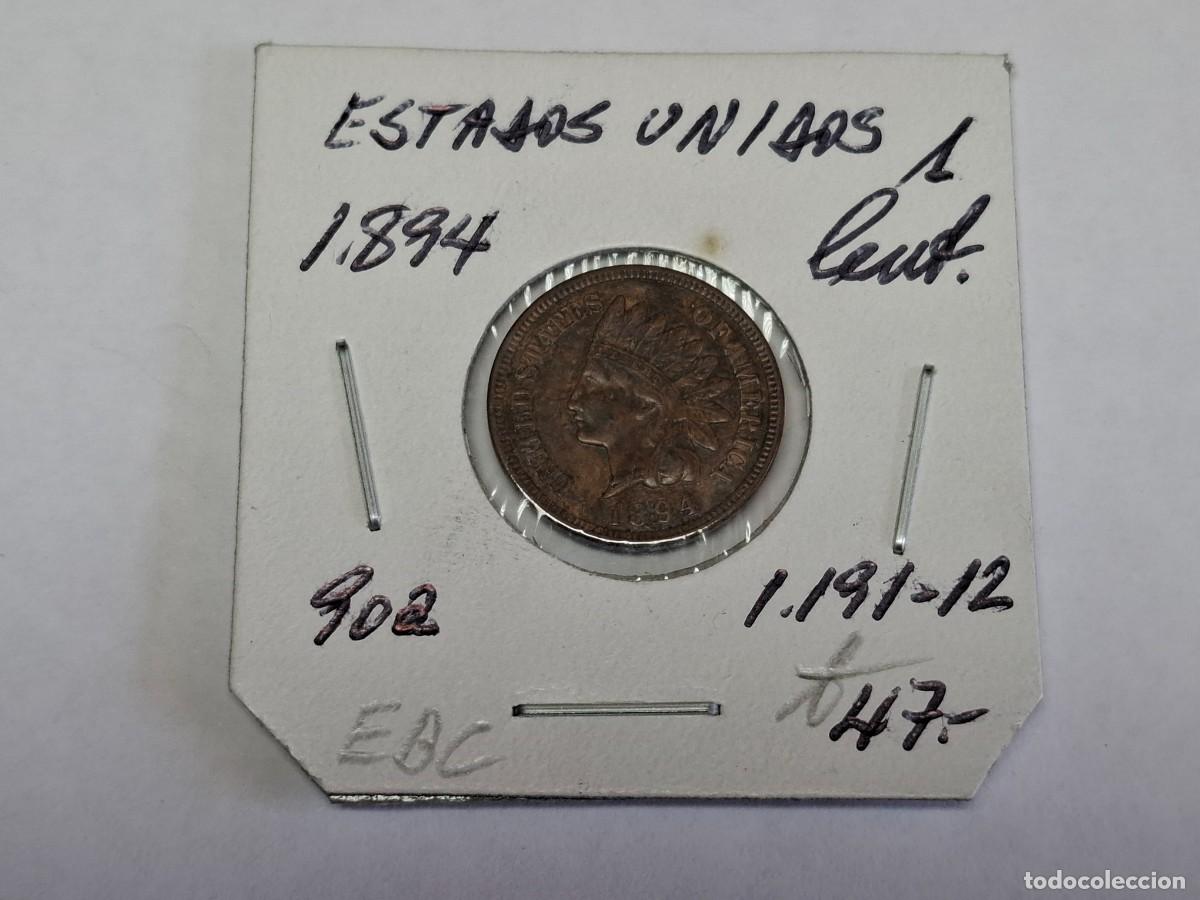 Monedas antiguas de Am&eacute;rica: 1 CENTAVO de 1894 KM 90a ESTADOS UNIDOS en EBC