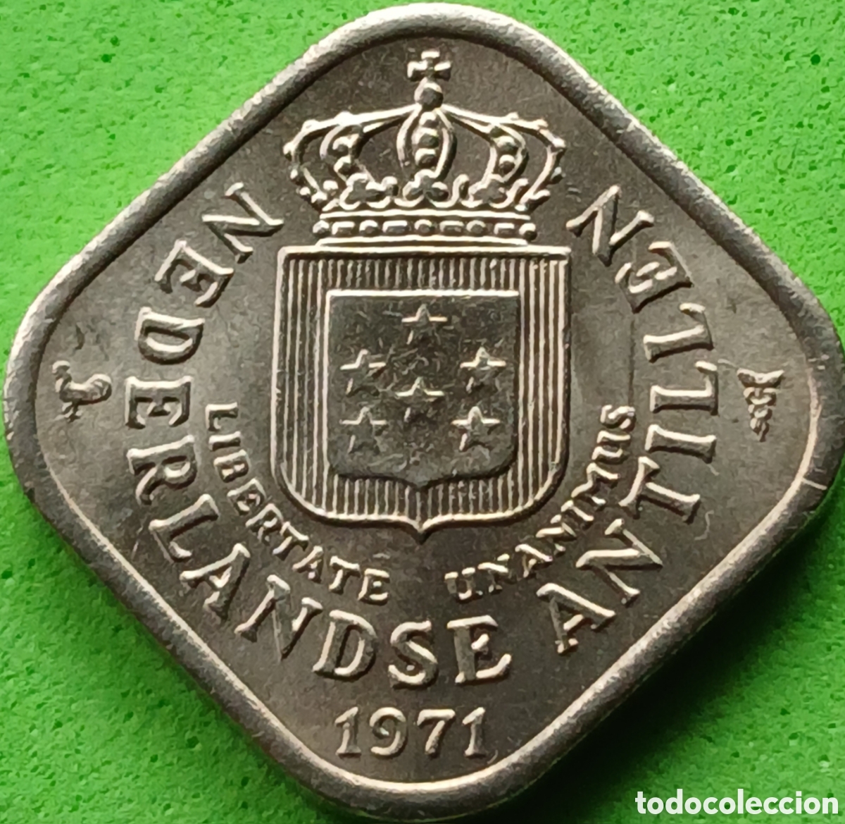 Monedas antiguas de Am&eacute;rica: Antillas Neerlandesas 5 cent 1971 km#13