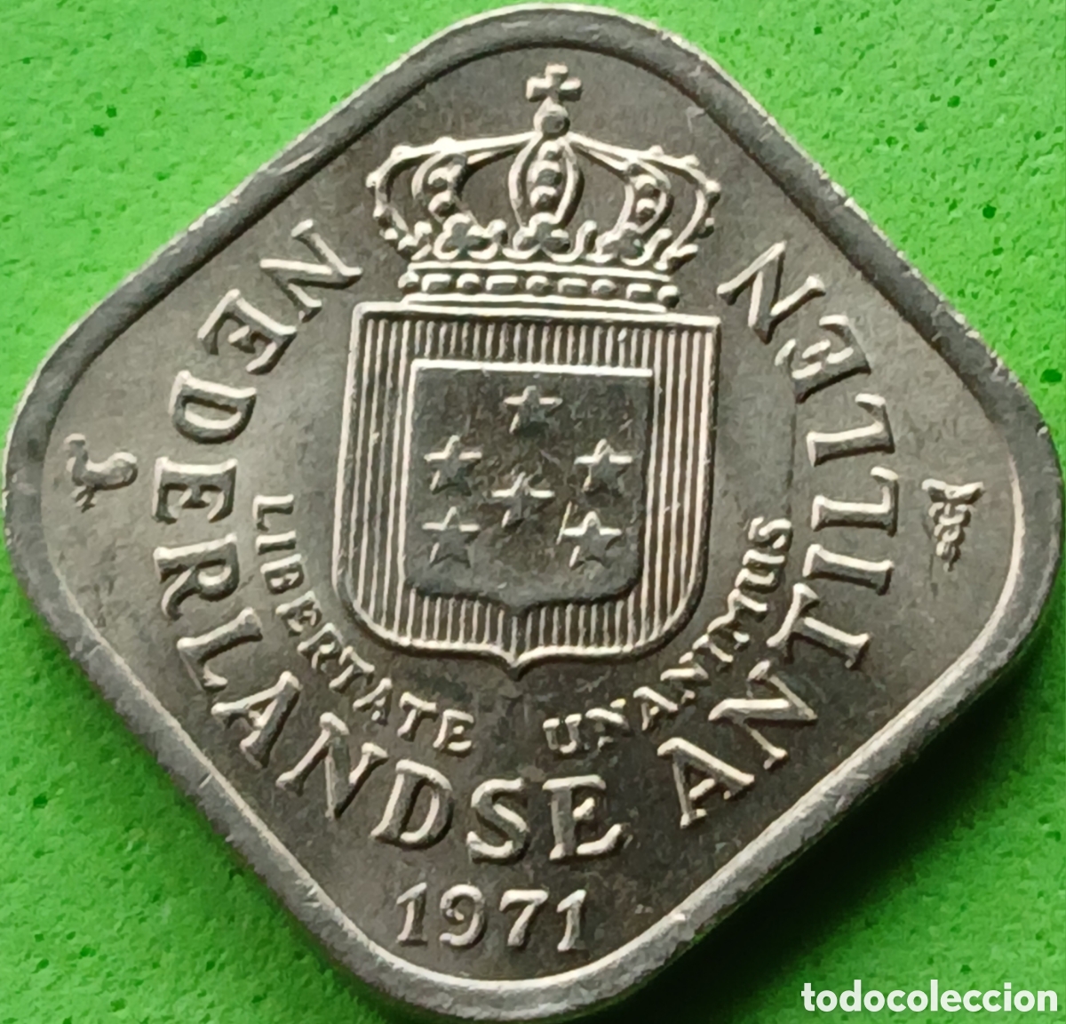 Monedas antiguas de Am&eacute;rica: Antillas Neerlandesas 5 cent 1971 km#13