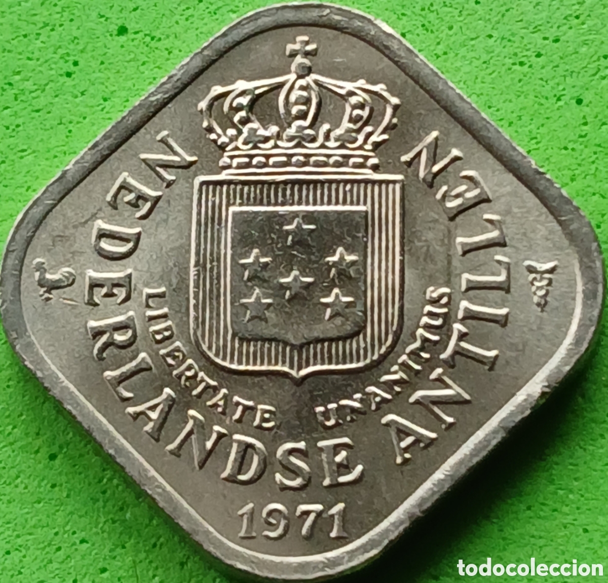 Monedas antiguas de Am&eacute;rica: Antillas Neerlandesas 5 cent 1971 km#13