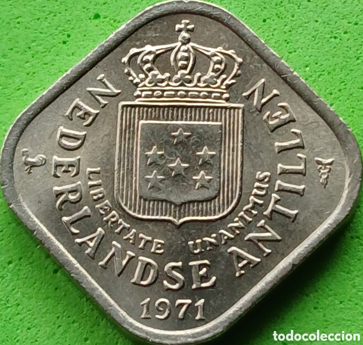 Monedas antiguas de Am&eacute;rica: Antillas Neerlandesas 5 cent 1971 km#13