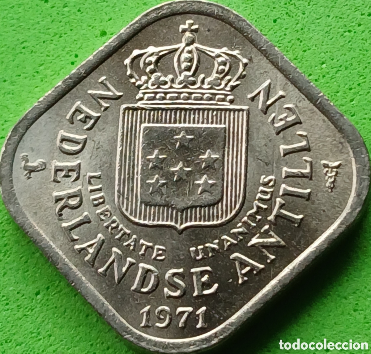 Monedas antiguas de Am&eacute;rica: Antillas Neerlandesas 5 cent 1971 km#13