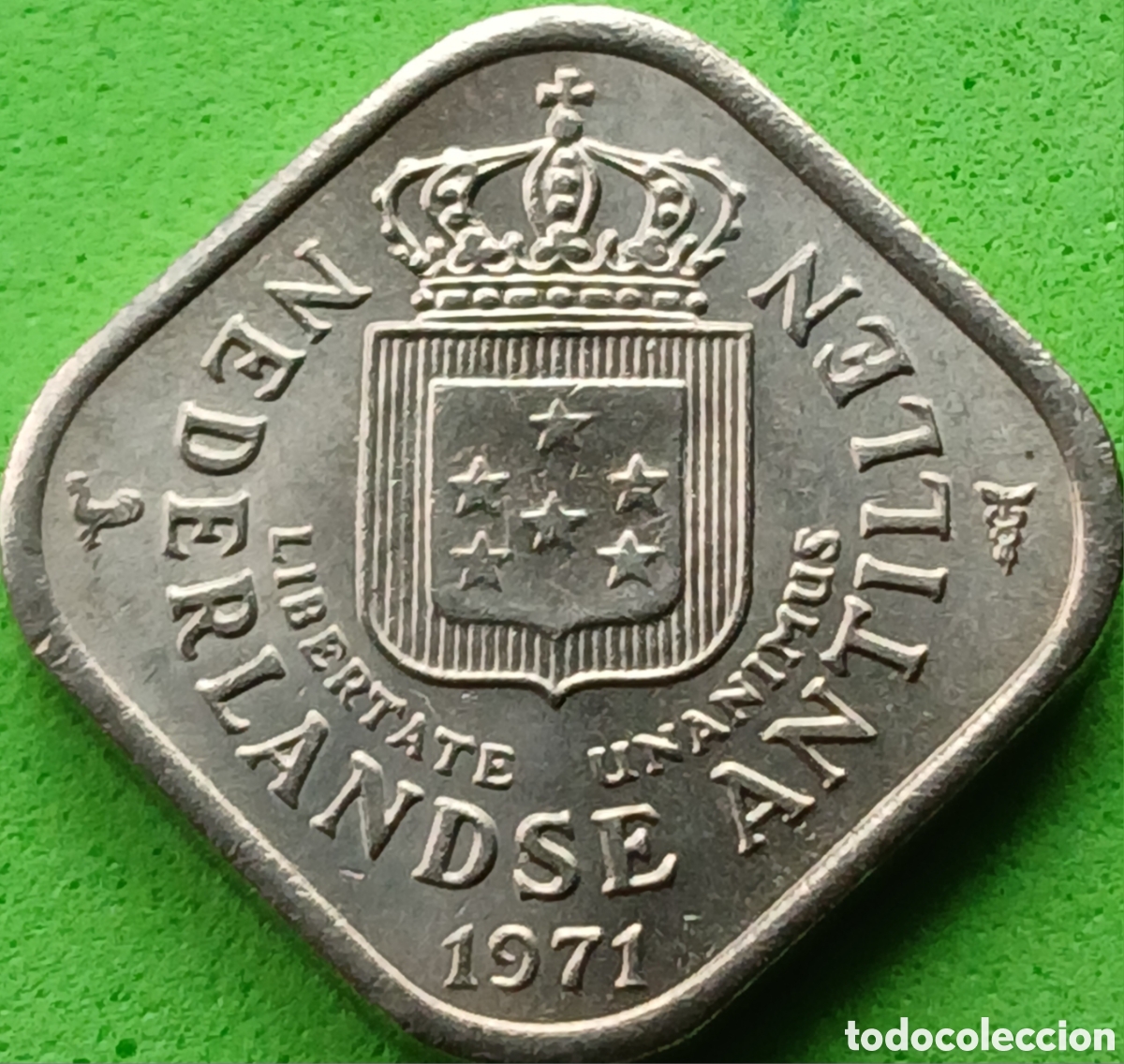 Monedas antiguas de Am&eacute;rica: Antillas Neerlandesas 5 cent 1971 km#13