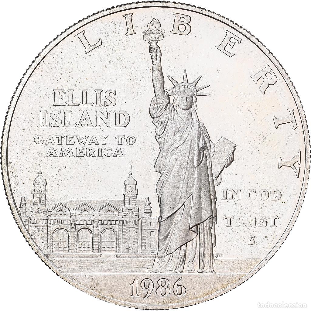 Monedas antiguas de Am&eacute;rica: [#1202957] Estados Unidos, Dollar, 1986, San Francisco, Plata, EBC+, KM:214