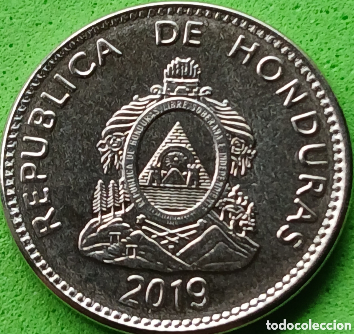 Monedas antiguas de Am&eacute;rica: Honduras 20 centavos 2019 km#83a.2 ESCASA