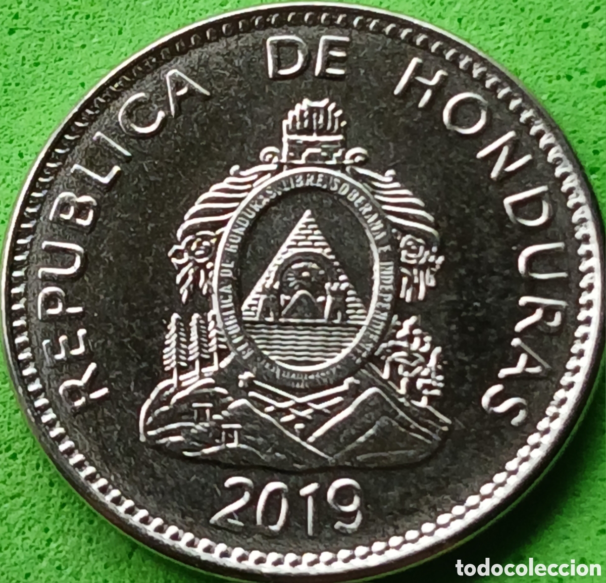 Monedas antiguas de Am&eacute;rica: Honduras 20 centavos 2019 km#83a.2 ESCASA