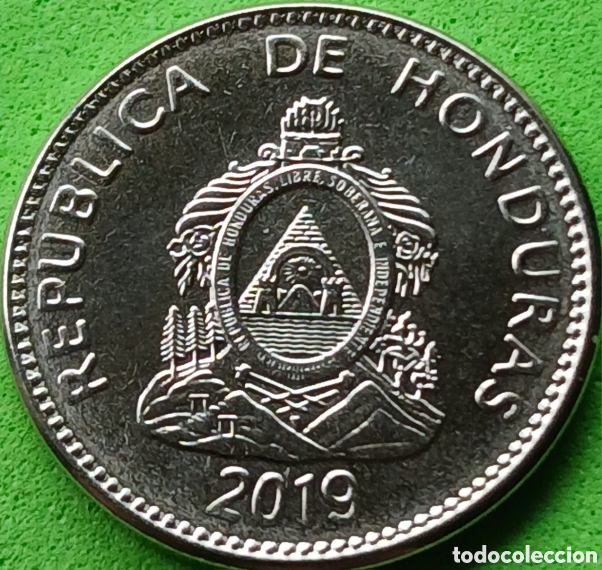 Monedas antiguas de Am&eacute;rica: Honduras 20 centavos 2019 km#83a.2 ESCASA