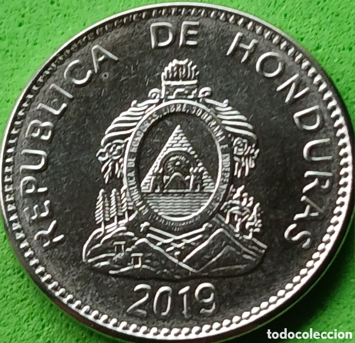 Monedas antiguas de Am&eacute;rica: Honduras 20 centavos 2019 km#83a.2 ESCASA