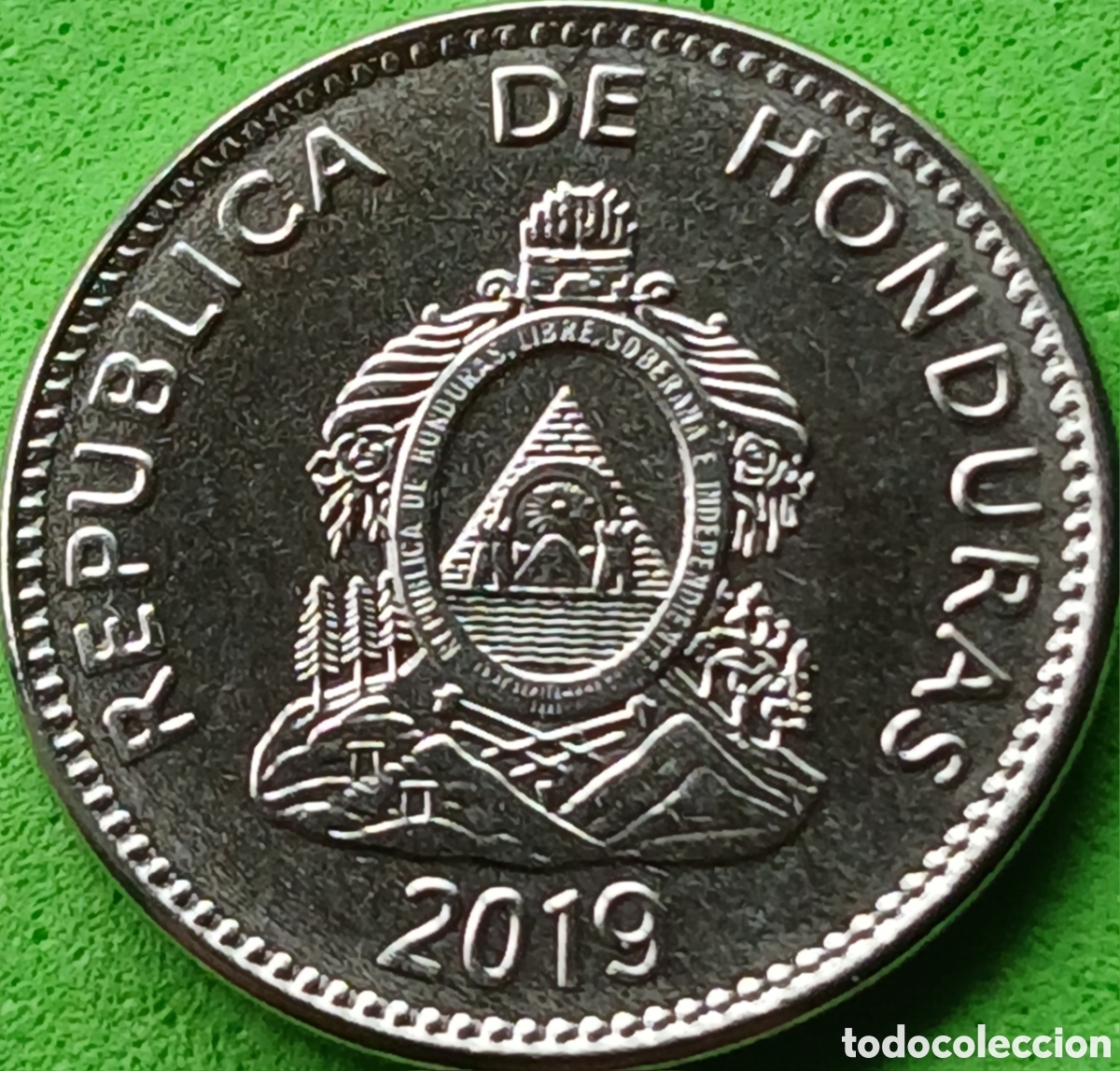 Monedas antiguas de Am&eacute;rica: Honduras 20 centavos 2019 km#83a.2 ESCASA