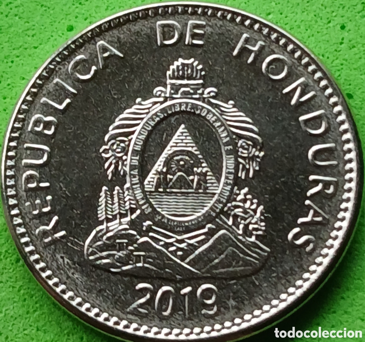 Monedas antiguas de Am&eacute;rica: Honduras 20 centavos 2019 km#83a.2 ESCASA