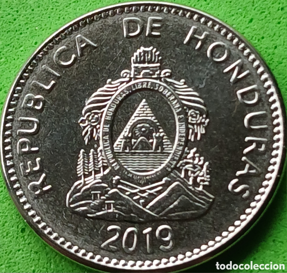 Monedas antiguas de Am&eacute;rica: Honduras 20 centavos 2019 km#83a.2 ESCASA