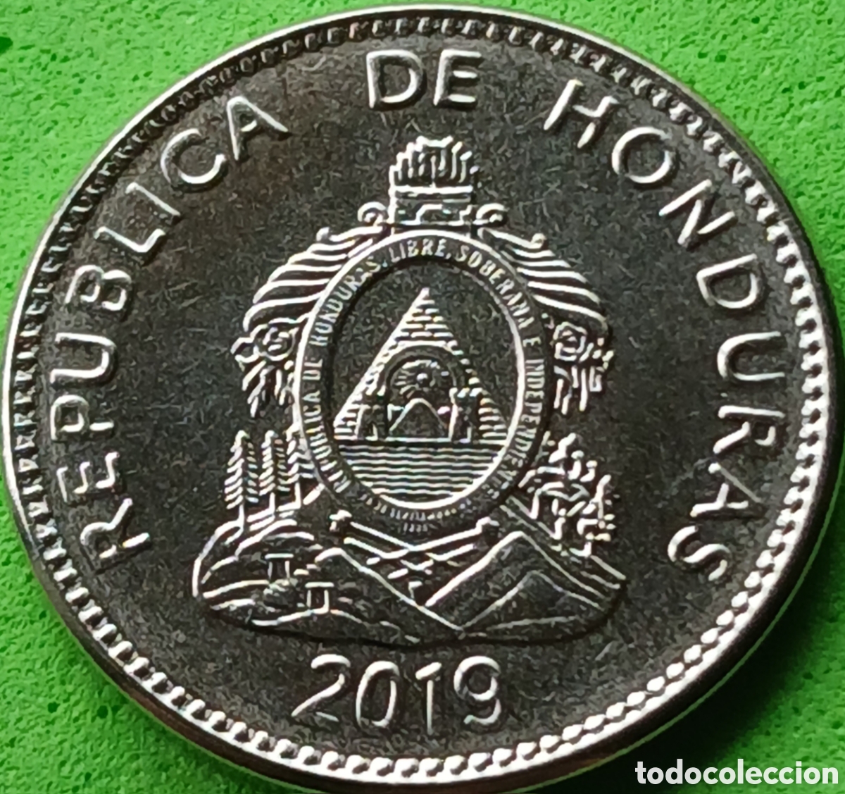 Monedas antiguas de Am&eacute;rica: Honduras 20 centavos 2019 km#83a.2 ESCASA