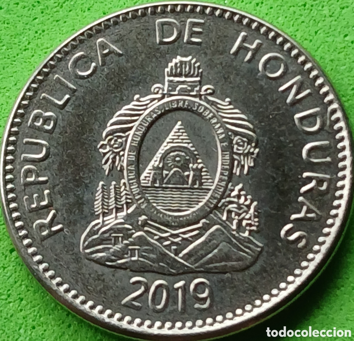 Monedas antiguas de Am&eacute;rica: Honduras 20 centavos 2019 km#83a.2 ESCASA