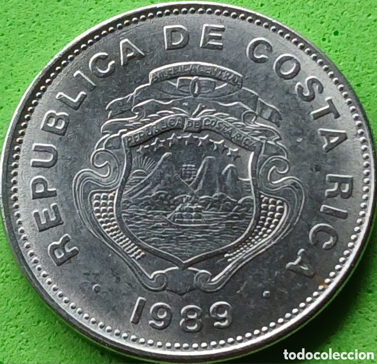 Monedas antiguas de Am&eacute;rica: Costa Rica 1 colon 1989 km#210