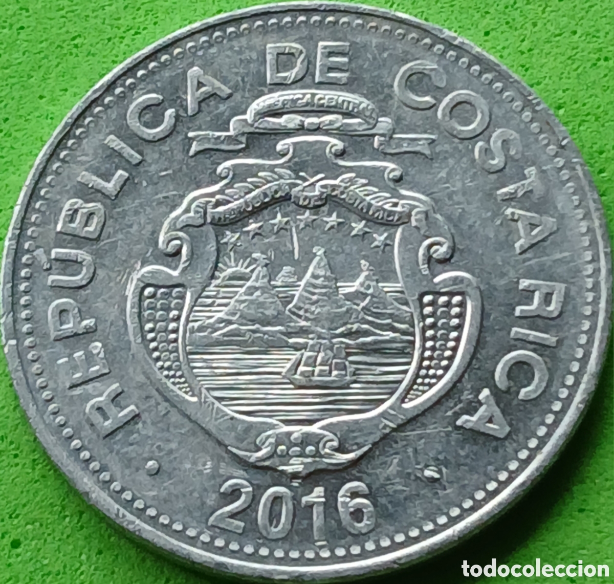 Monedas antiguas de Am&eacute;rica: Costa Rica 5 colones 2016 km#227b