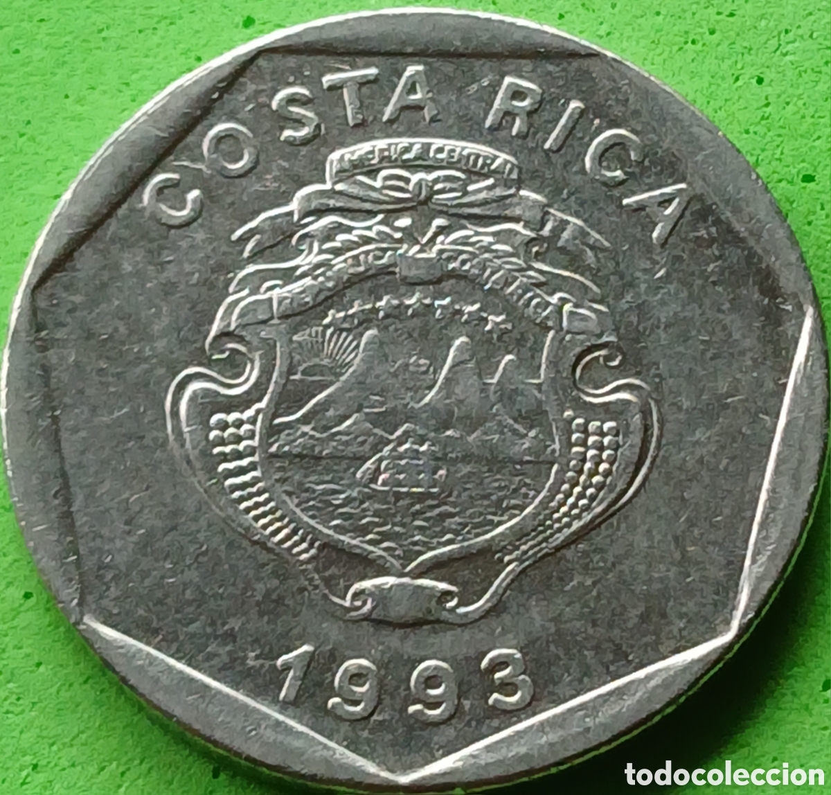 Monedas antiguas de Am&eacute;rica: Costa Rica 5 colones 1993 km#214.3