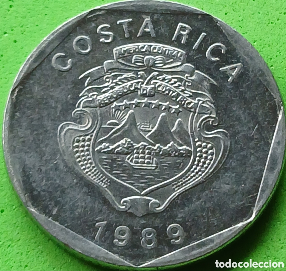 Monedas antiguas de Am&eacute;rica: Costa Rica 5 colones 1989 km#214.1