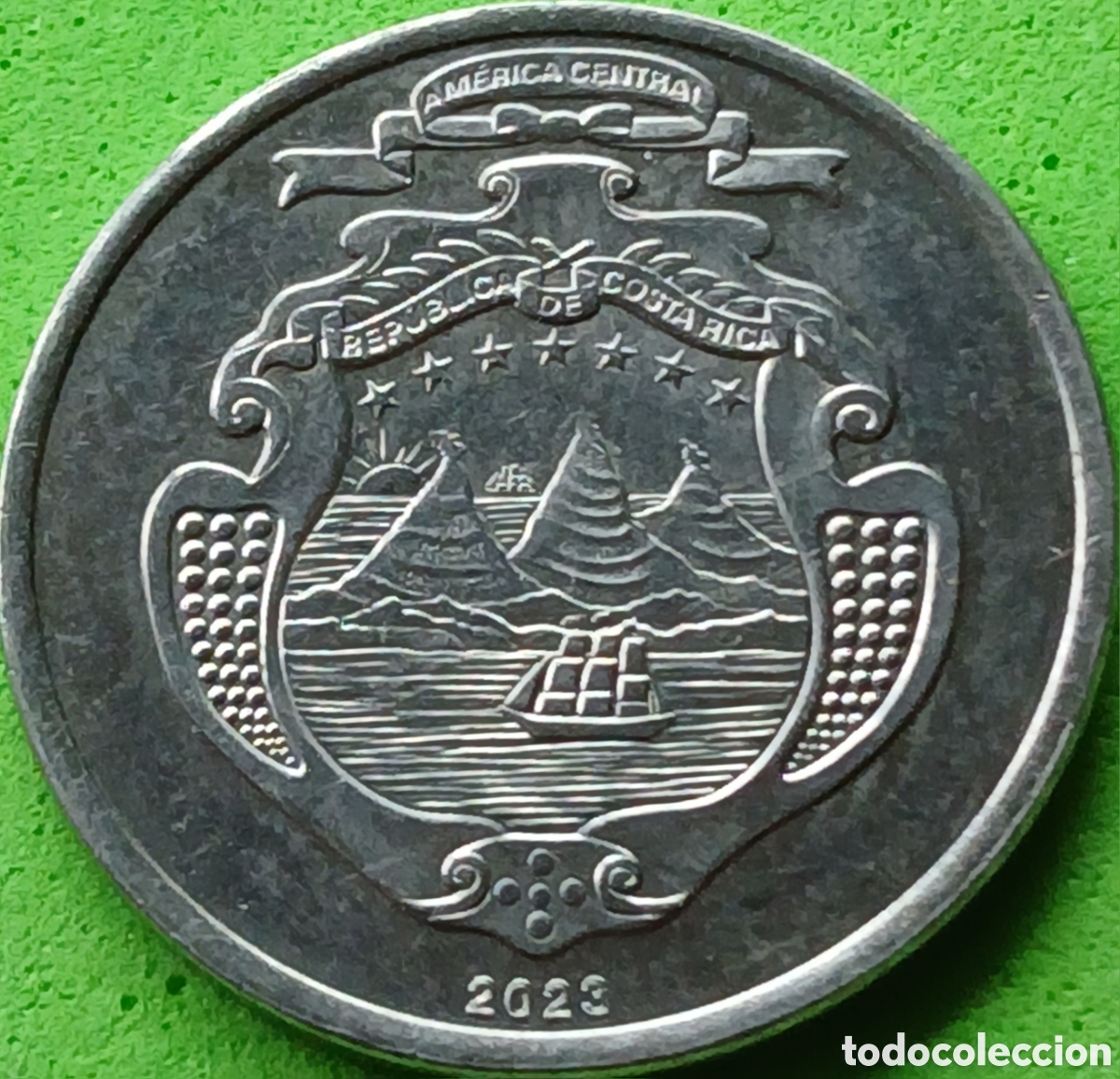 Monedas antiguas de Am&eacute;rica: Costa Rica 10 colones 2023 UC#212 poco com&uacute;n