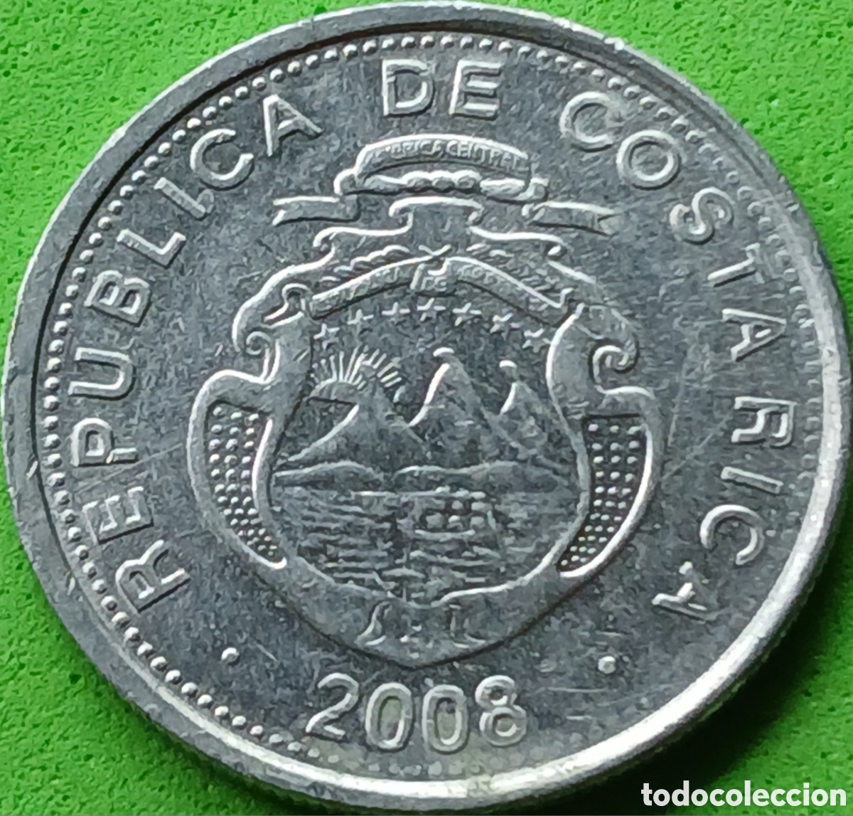 Monedas antiguas de Am&eacute;rica: Costa Rica 10 colones 2008 km#228b