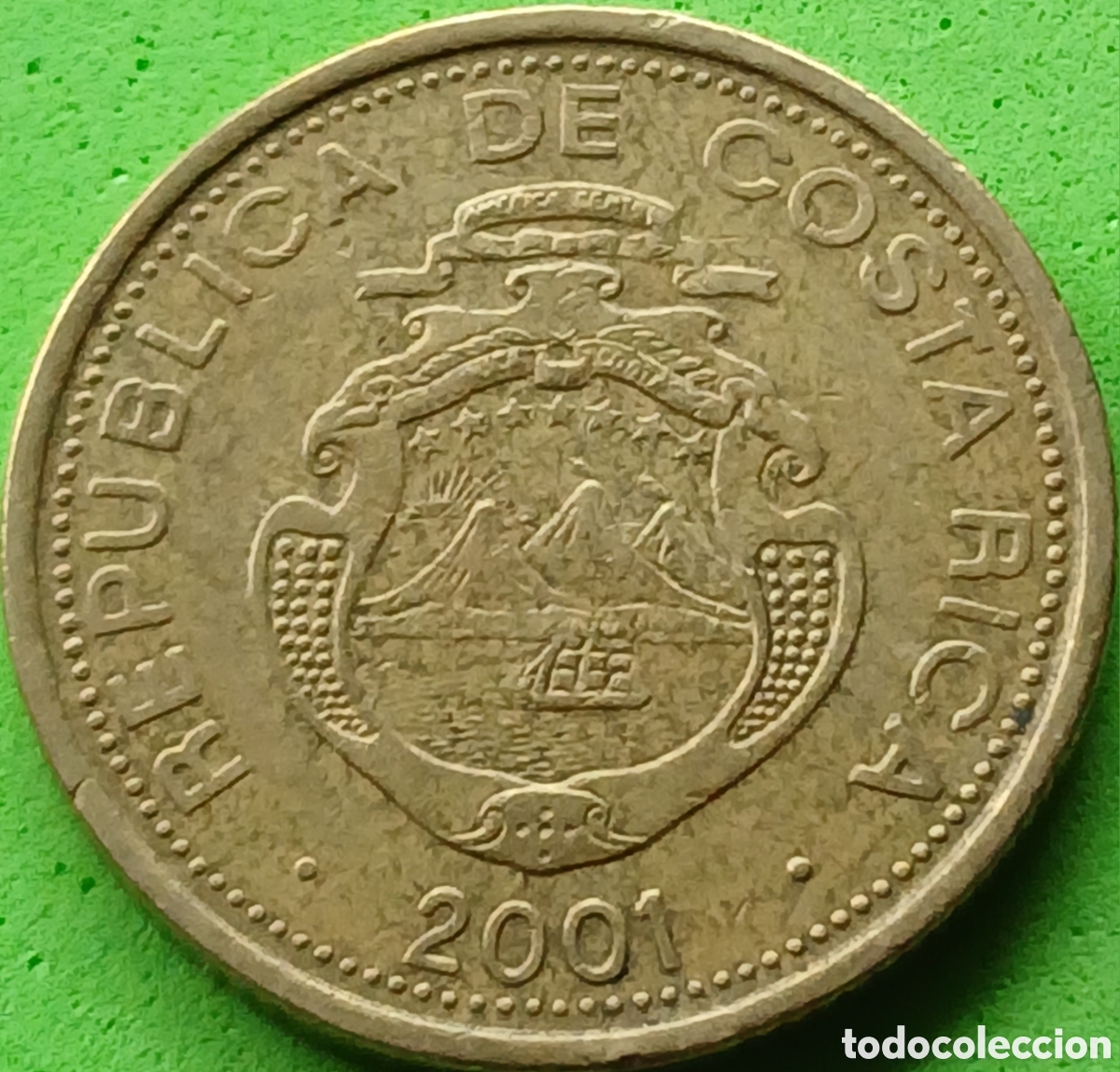 Monedas antiguas de Am&eacute;rica: Costa Rica 25 colones 2001 km#229a