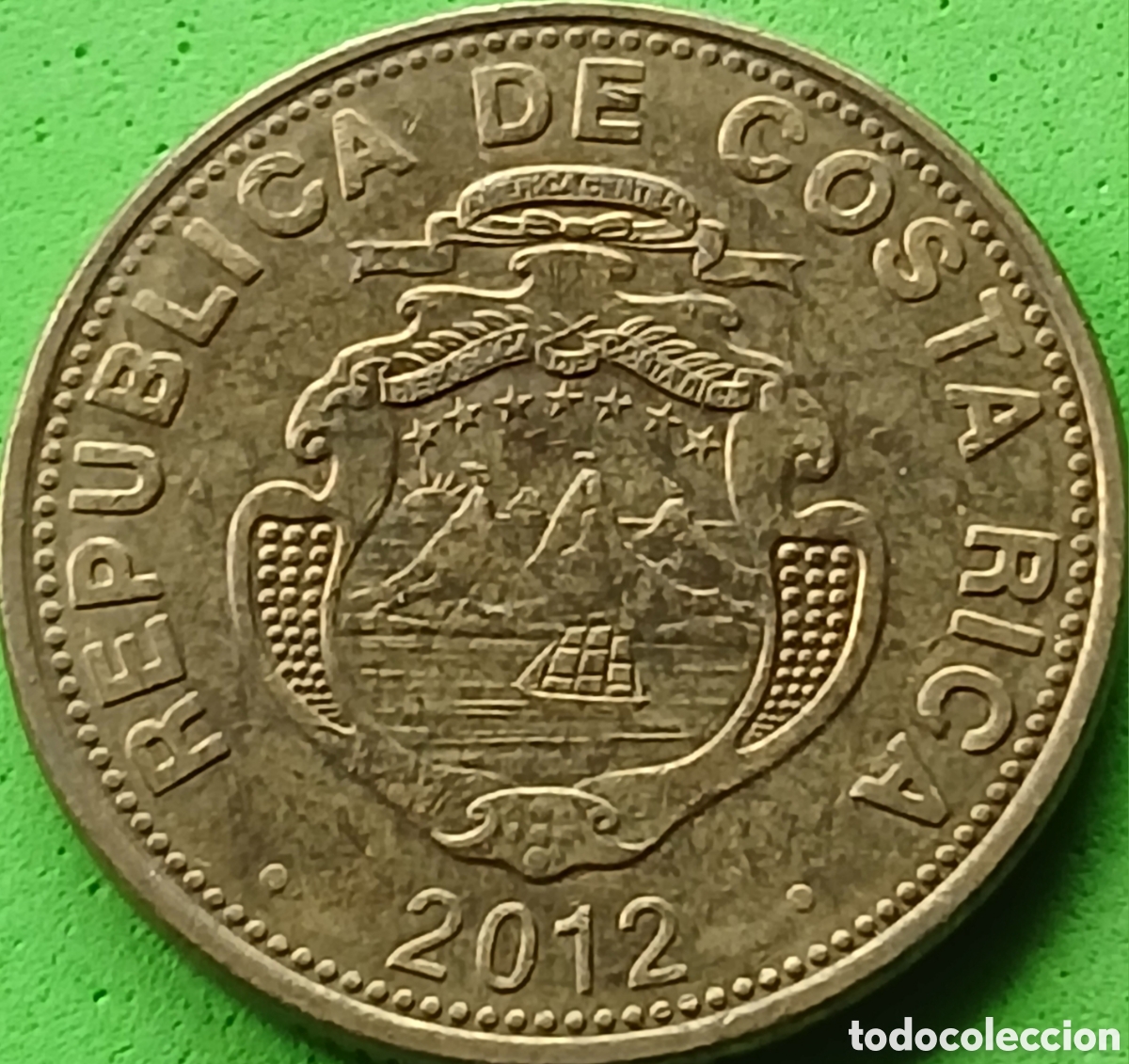Monedas antiguas de Am&eacute;rica: Costa Rica 50 colones 2012 km#231.1b