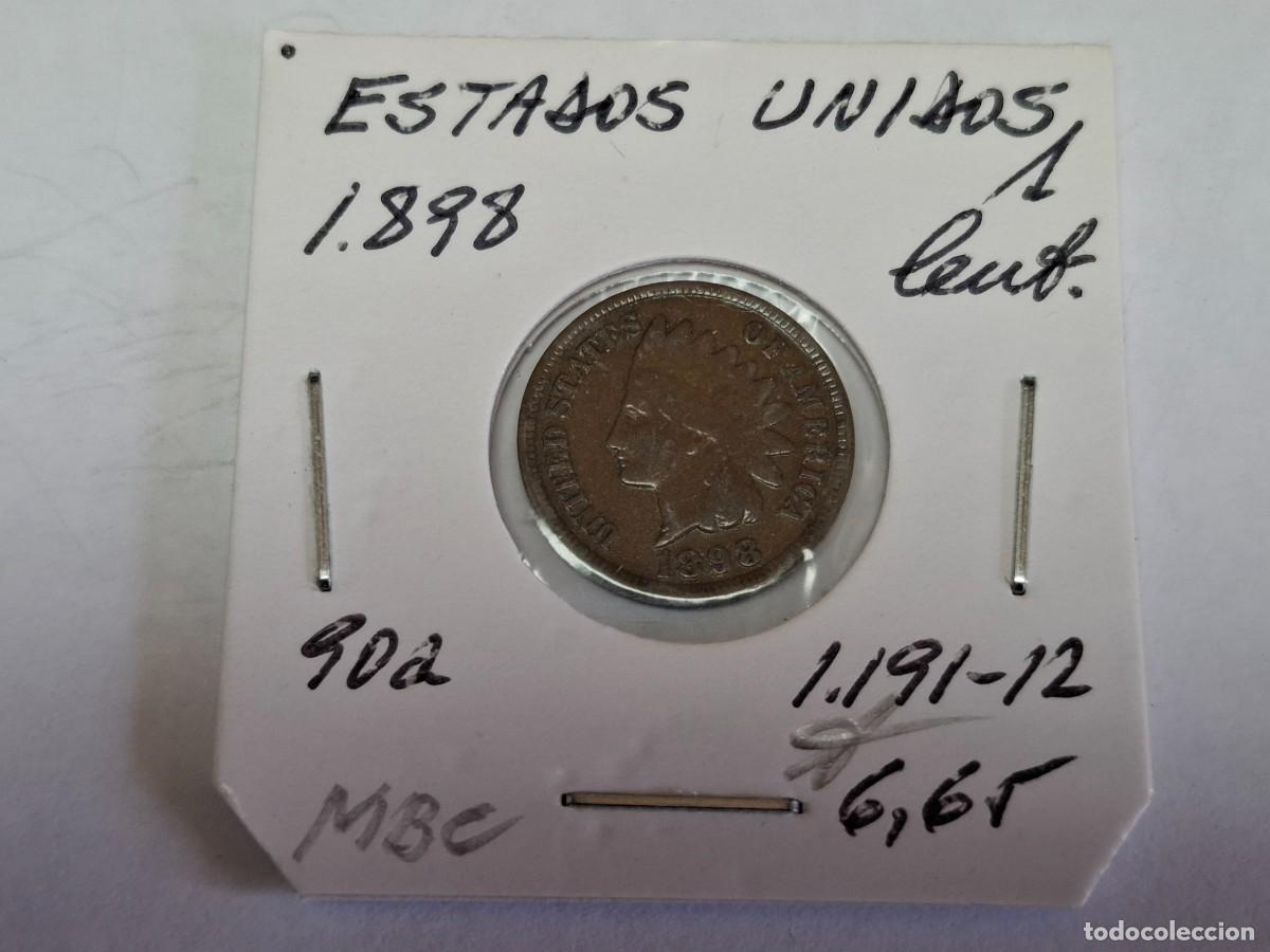 Monedas antiguas de Am&eacute;rica: 1 CENTAVO de 1898 KM 90a ESTADOS UNIDOS en MBC