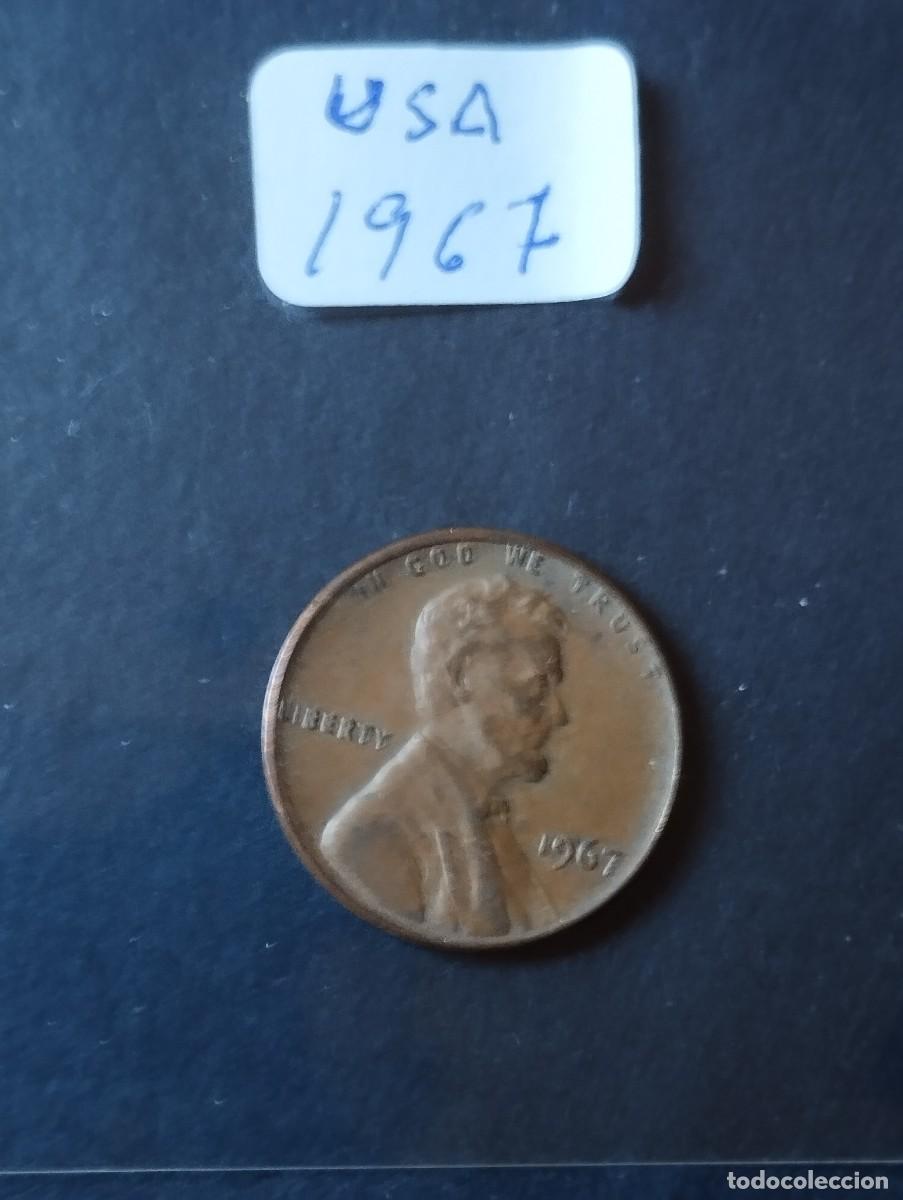 Monedas antiguas de Am&eacute;rica: MONEDA DE USA 1 CENTAVO A&Ntilde;O 1967 - LA DE LA FOTO VER TODOS MIS LOTES
