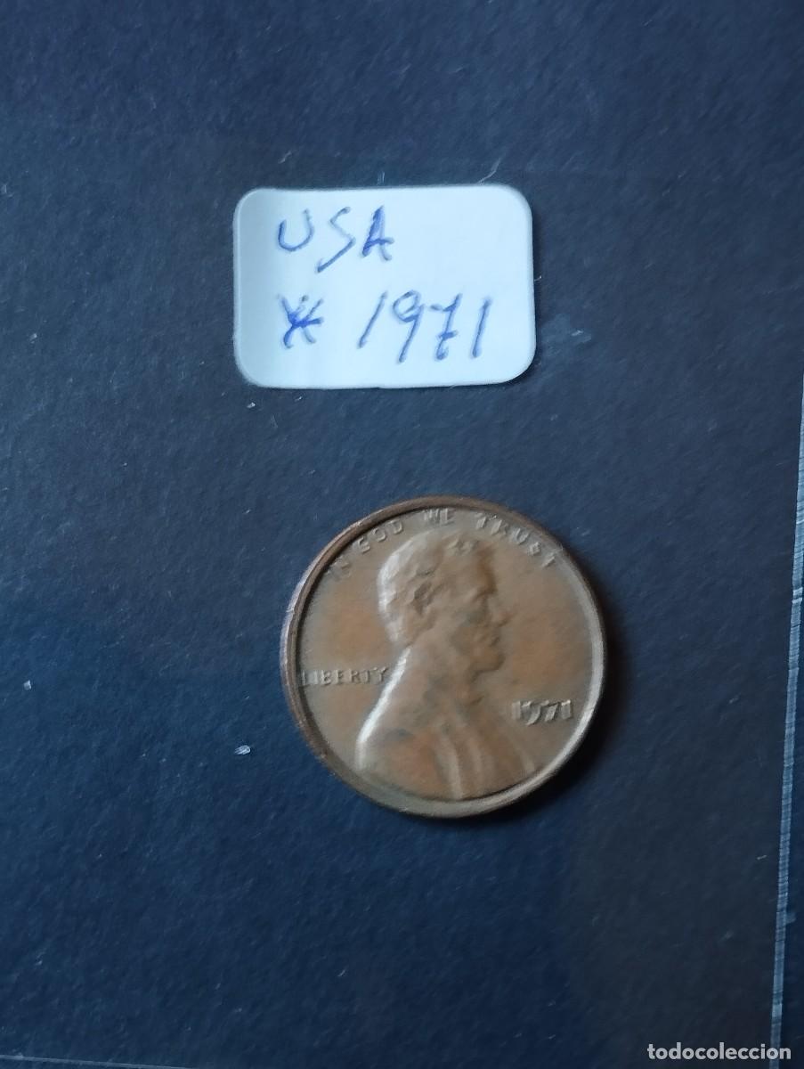 Monedas antiguas de Am&eacute;rica: MONEDA DE USA 1 CENTAVO A&Ntilde;O 1971 - LA DE LA FOTO VER TODOS MIS LOTES