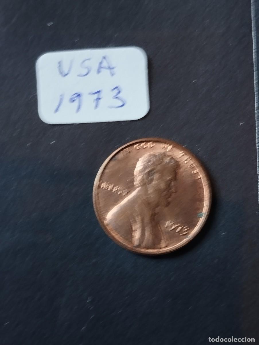 Monedas antiguas de Am&eacute;rica: MONEDA DE USA 1 CENTAVO A&Ntilde;O 1973 - LA DE LA FOTO VER TODOS MIS LOTES