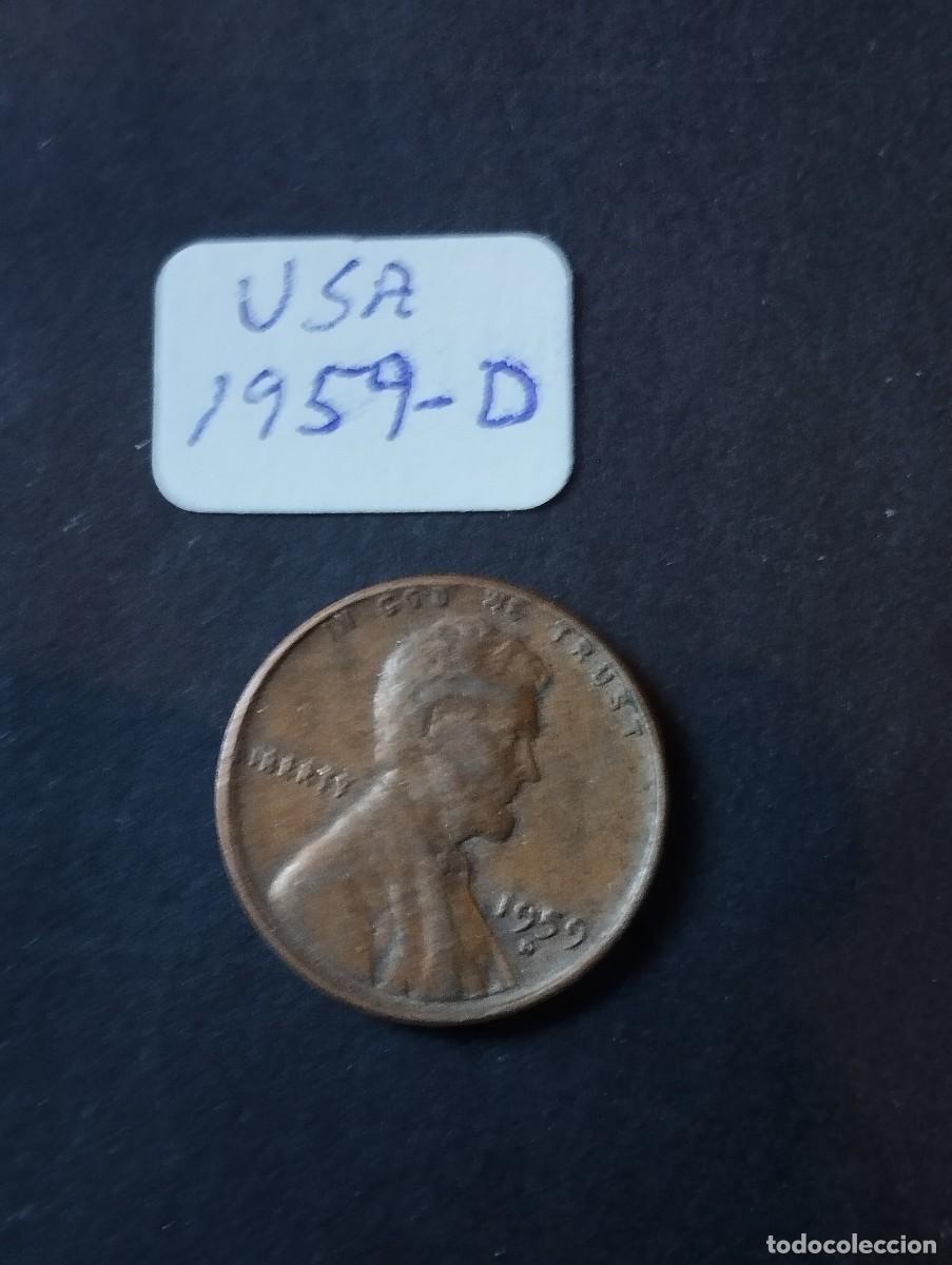 Monedas antiguas de Am&eacute;rica: MONEDA DE USA 1 CENTAVO A&Ntilde;O 1959-D - LA DE LA FOTO VER TODOS MIS LOTES